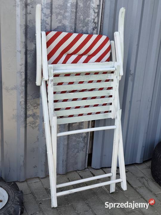Stylowe Krzesło Składane Vintage Lata 60 Poddębice