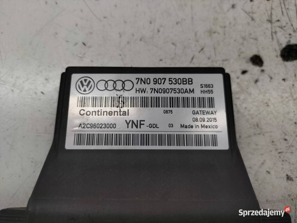 MODUŁ 7N0907530BB VW Volkswagen Passat VIII 2014 Rok produkcji 2016 sprzedam