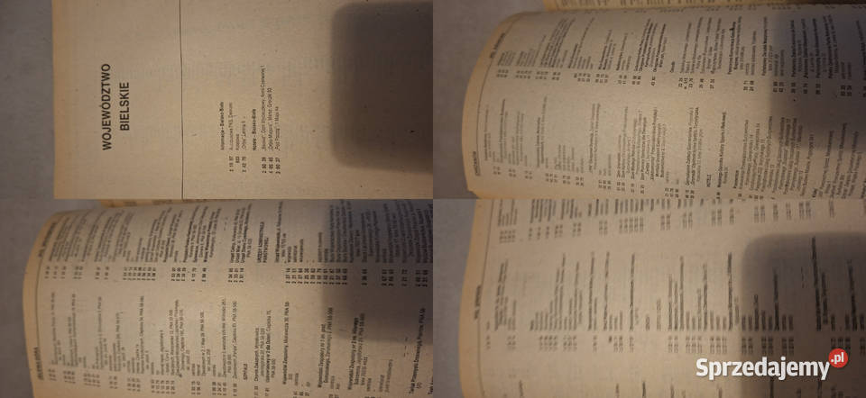 Ogólnopolski Spis Teleadresowy 1990 cz1 twarda Łęczyca