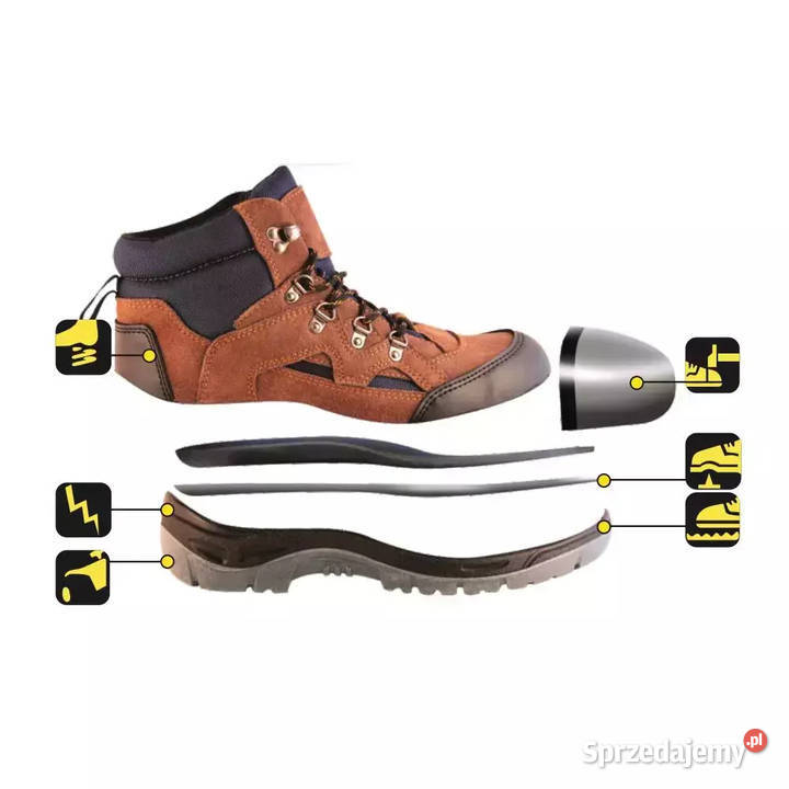 TRZEWIKI BEZPIECZNE BUTY BHP DEDRA BH9T2A44 Opalenica