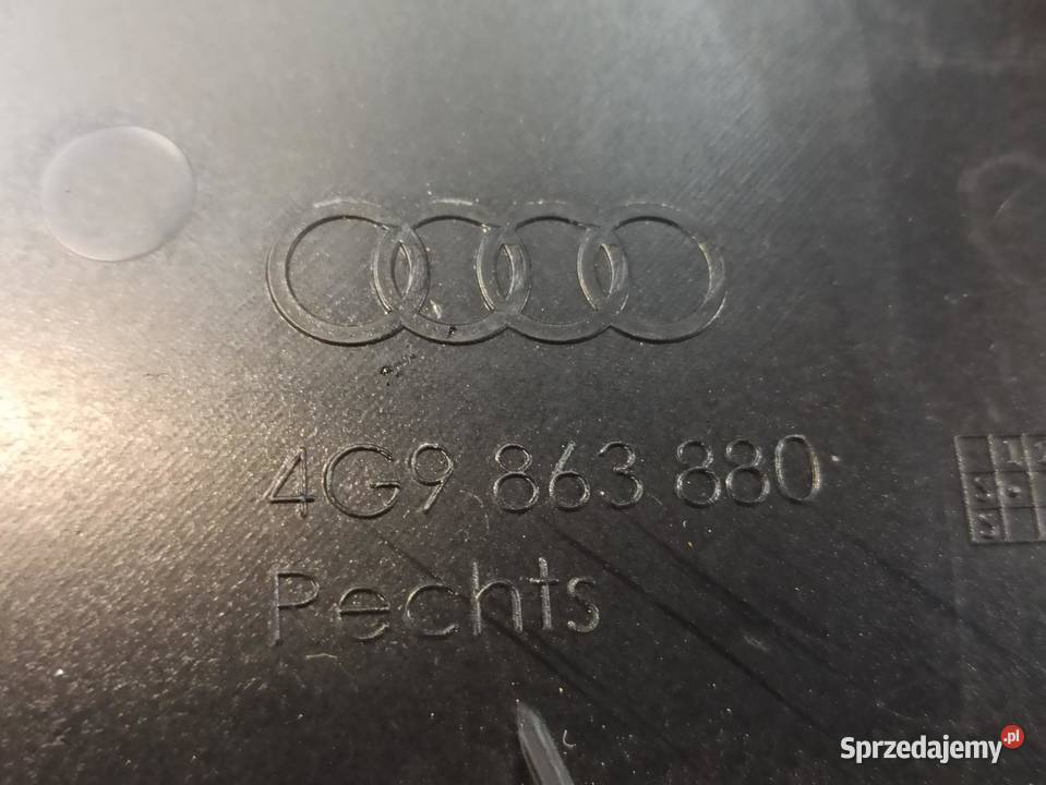 AUDI A6 C7 BOCZEK BAGAŻNIKA PRAWY 4G9863880 Tapicerki samochodowe