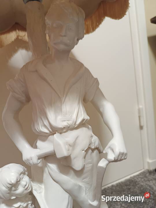 Duża lampa z alabastru śląskie Świętochłowice