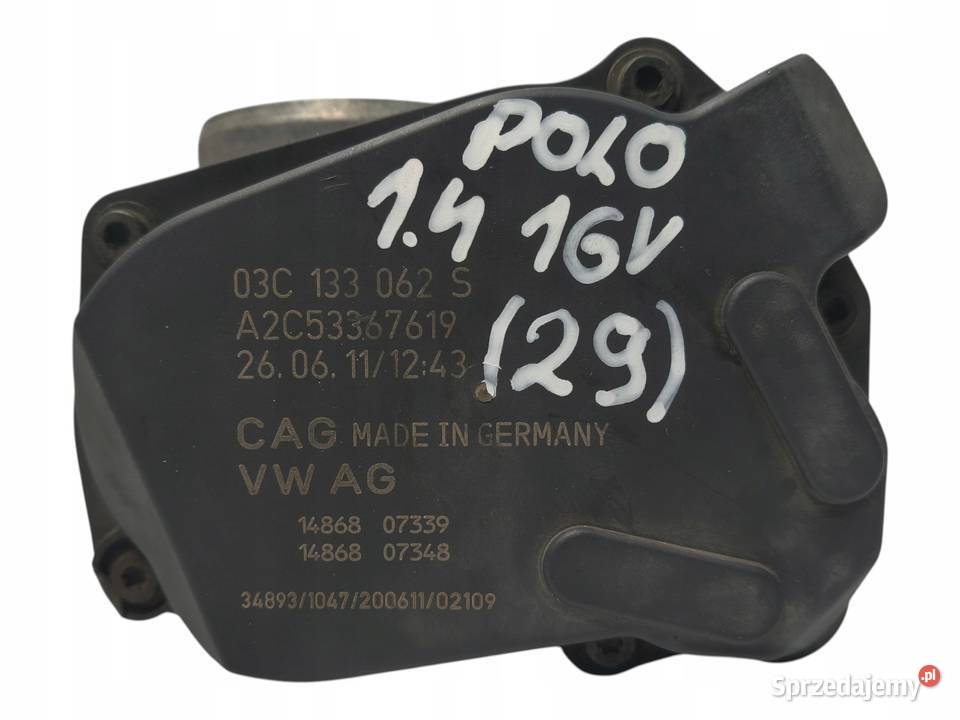 PRZEPUSTNICA VW Polo V 14 16V 03C133062S Przepustnice sprzedam