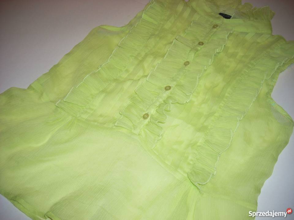 AX Zwiewna Bluzka Falbanki Neon 42 Nowy Sącz
