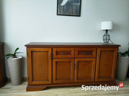 Komplet mebli lite drewniane fronty stół ława Rzeszów