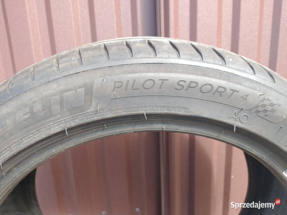 2 Opony Michelin pilot sport 424545 r19 2023r Siedlce sprzedam