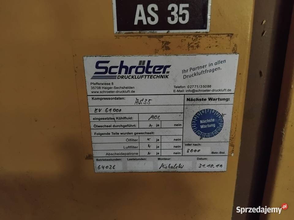 sprężarka śrubowa KAESER AS35