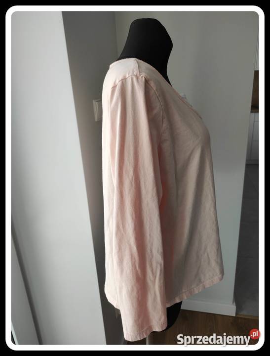 Prosta łososiowa bluzka 44 XXL Damart 100 Rozmiar 44(XXL) Płock