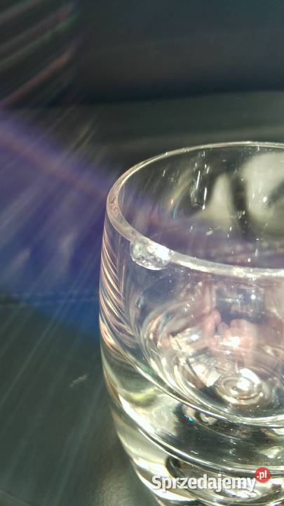 Szklanki z grubym bąbelkowym dnem Porcelana i szkło