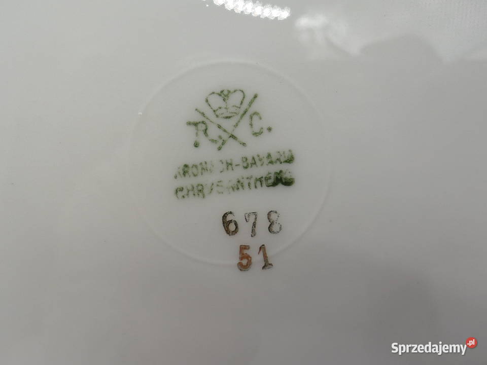 Talerz deserowy Rosenthal Kronach Bavaria wielkopolskie