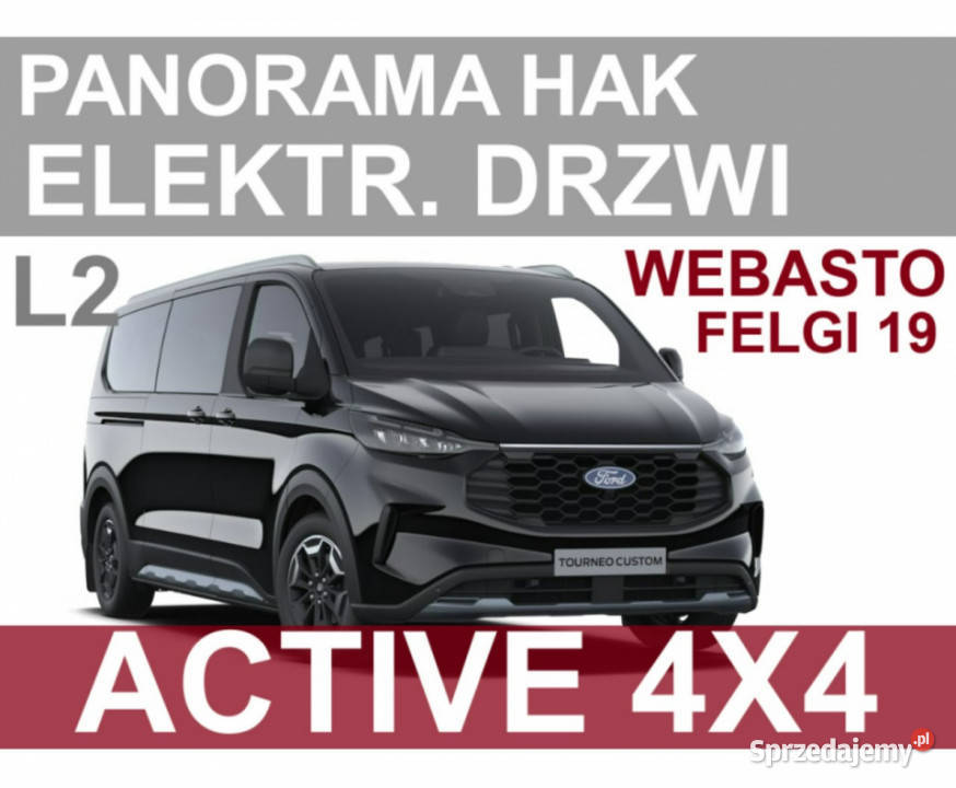 Ford Tourneo Custom L2 Active 170 Active komputer pokładowy Szczecinek sprzedam
