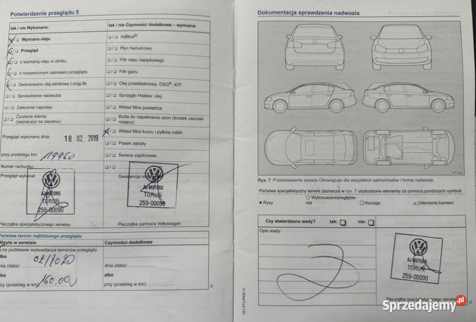 Volkswagen Golf Salon Polska Bezwypadkowy aluminiowe felgi Golf Konin