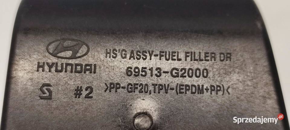 HYUNDAI IONIQ KLAPKA WLEWU PALIWA YP4 69513G2000 osobowe