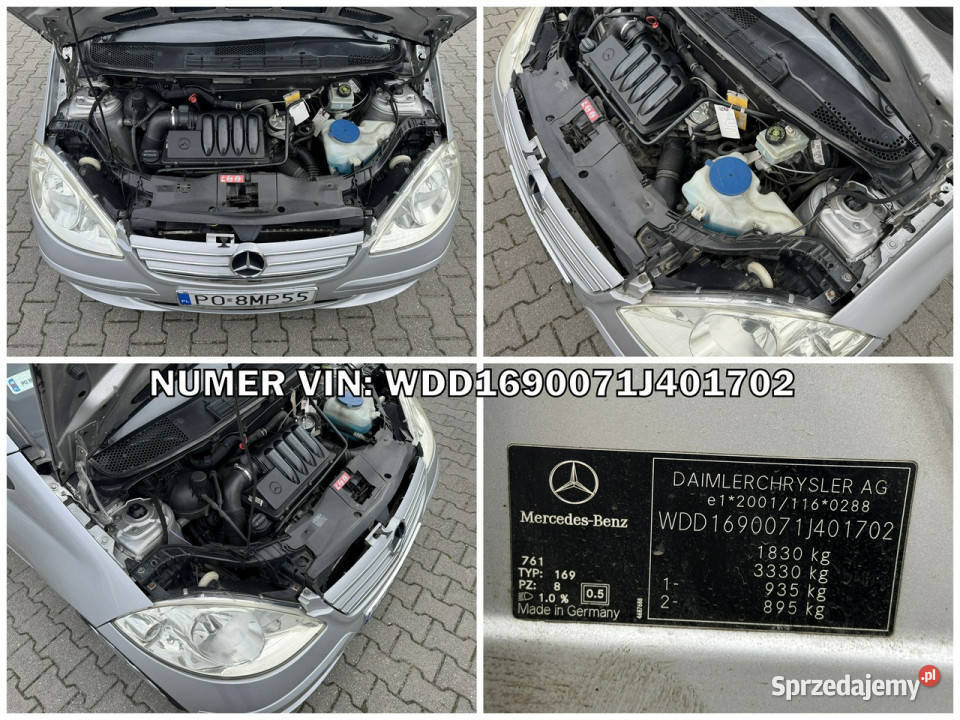 Mercedes A 180 FILMZarejestrowany w Polsce W169 Suchy Las