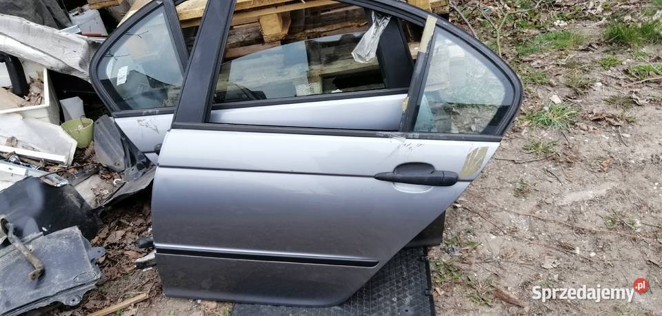 Bmw e46 drzwi tylne lewe sedan silbergrauetallic Aleksandrów Łódzki
