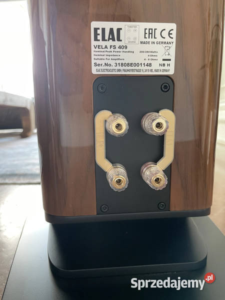 Elac Vela FS 409 Speakers Legnica