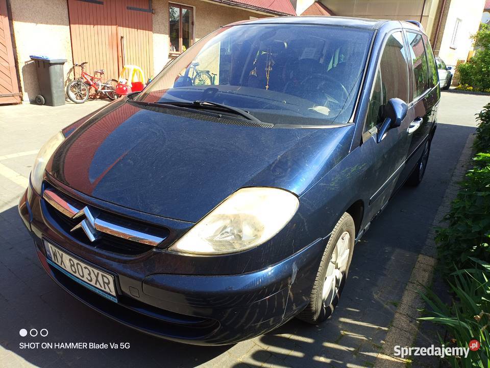 Citroen C8 20 HDI ośmioosobowy czujnik deszczu lubelskie Borowina