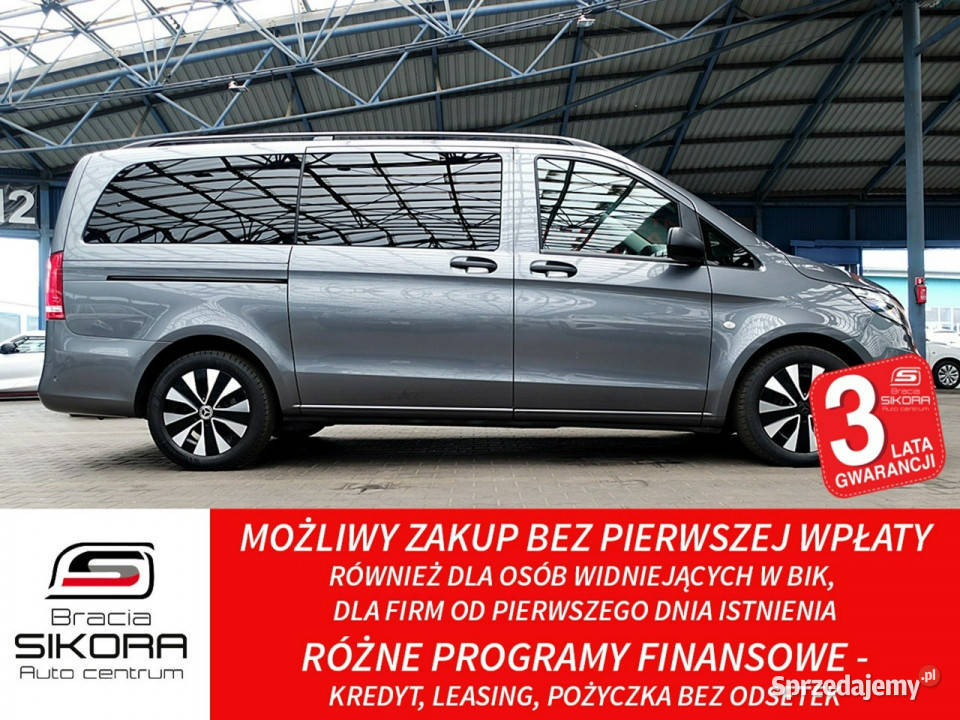 Mercedes Vito 8OSÓB Tourer DŁUGI 163 AUTOMAT kurtyny powietrzne Mysłowice