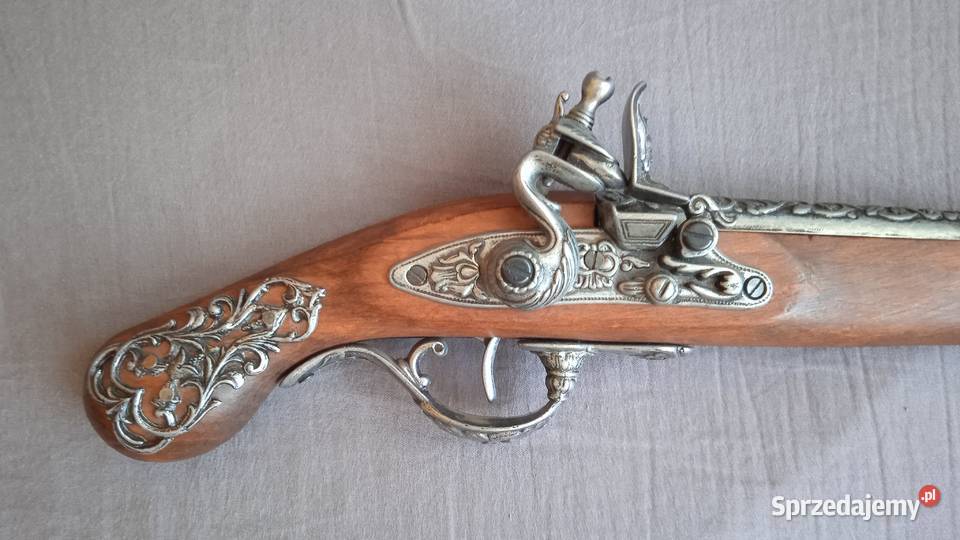 REPLIKA Pistolet skałkowy z XVIII w DENIX 1196G Warszawa
