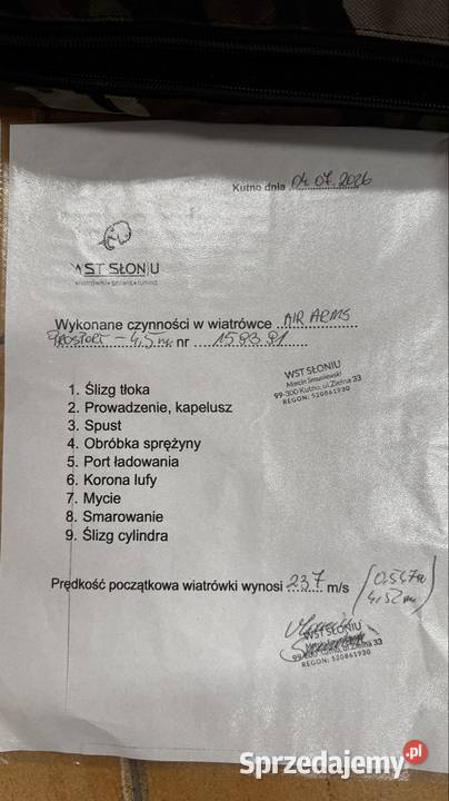 Air Arms Pro Sport 45 Orzech z lunetą Lipnik sprzedam