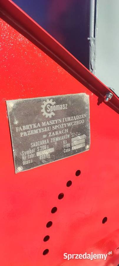 Sadzarka do ziemniaków podkiełkowanych Siewniki i sadzarki Pacanów