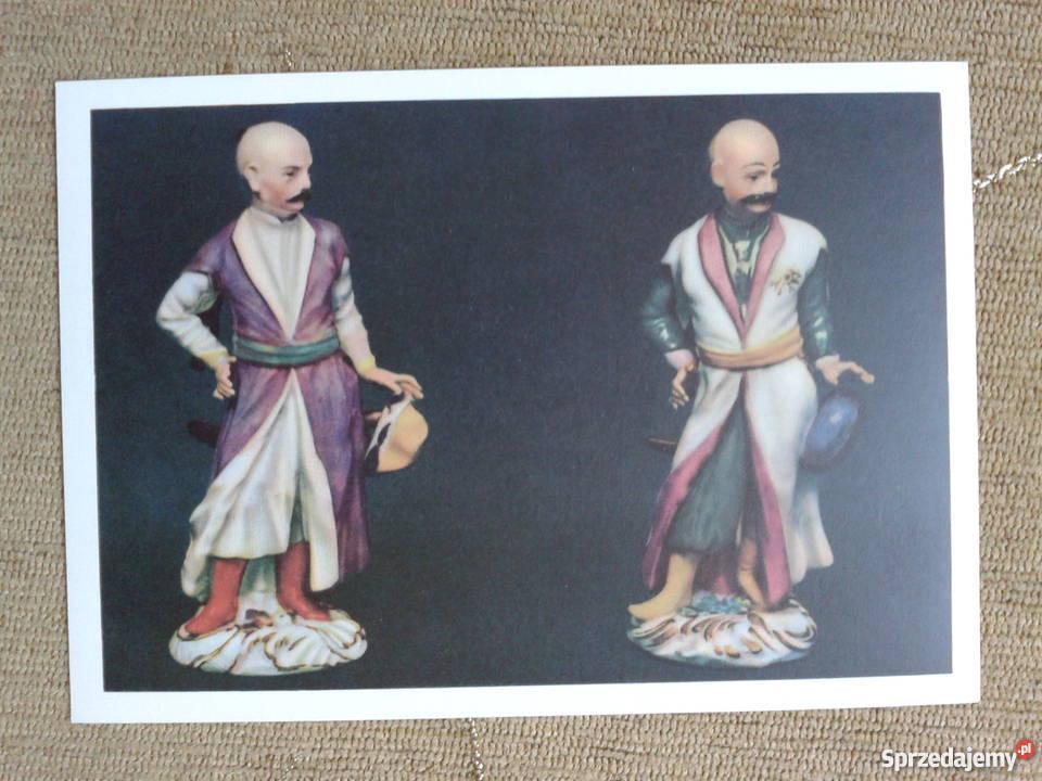 FIGURKI POLAKÓW W KONTUSZACH MEISSEN POŁOWA Piszczac