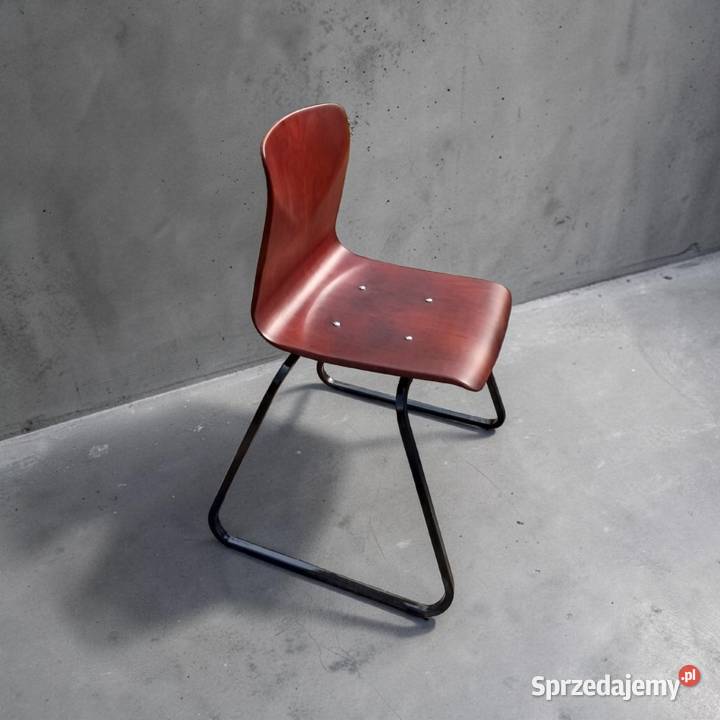 Krzesło szkolne vintage Elmar Flototto Sklejka Opole sprzedam