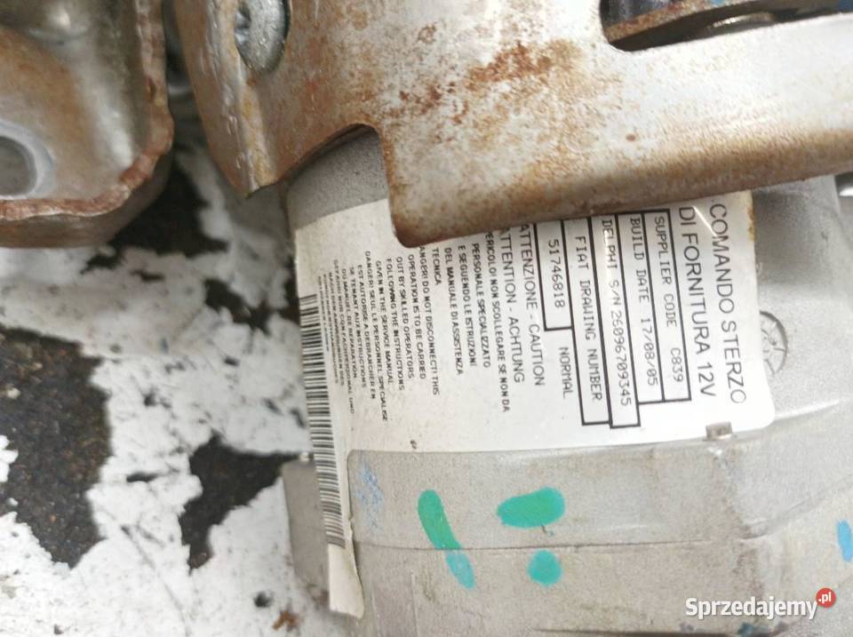 KOLUMNA WSPOMAGANIE ELEKTRYCZNE 2609658016C Fiat