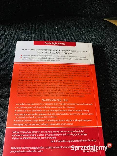 Potęga pewności siebie Bryan Tracy Kultura i Rozrywka Warszawa