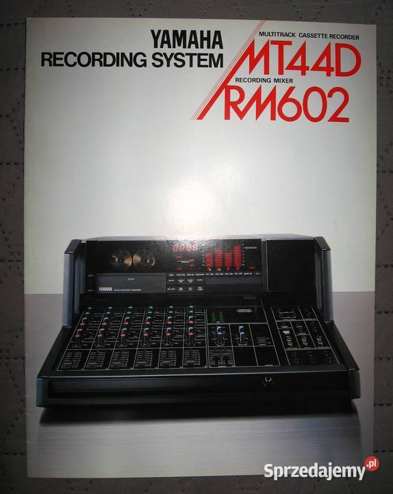 Yamaha Recording System MT44D RM602 broszura pomorskie Kępice