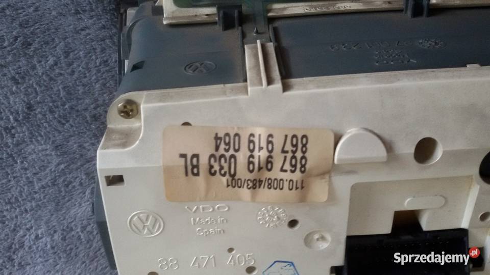 LICZNIK VW POLO 10 BENZYNA osobowe Liczniki i zegary Elbląg