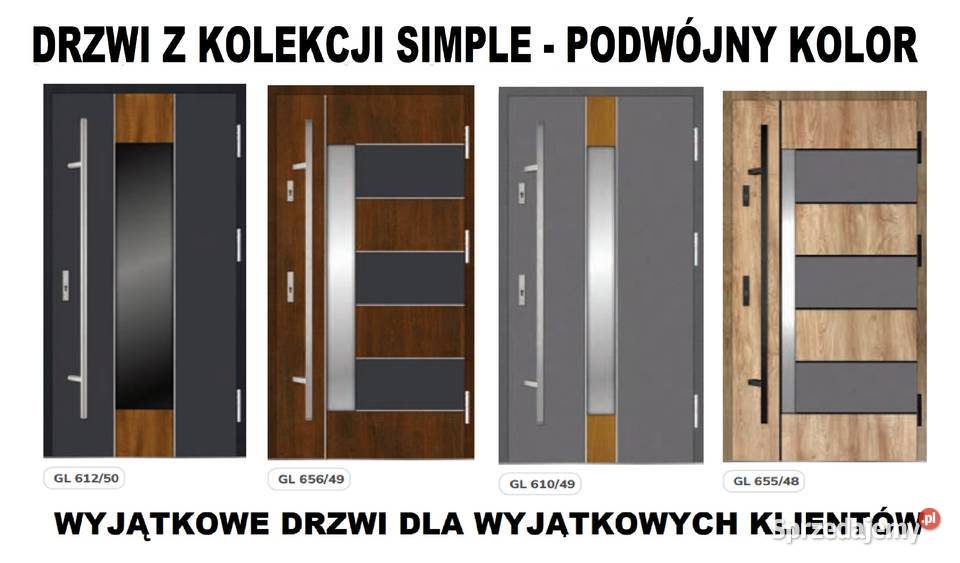 Drzwi zewnętrzne WEJŚCIOWE tanio Knurów
