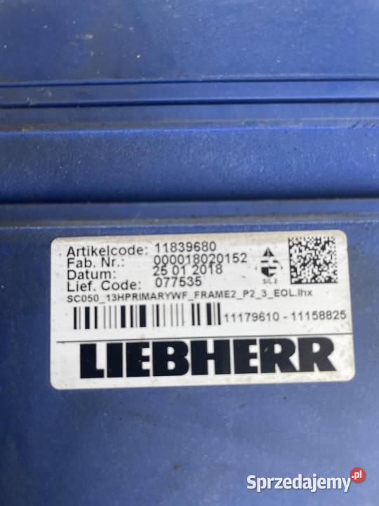 Liebherr steronik moduł 11839680 Jastrzębniki