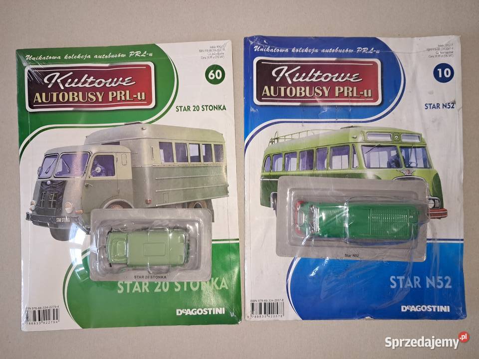 2x Kultowe autobusy Star N52 i 20 Stonka Modelarstwo Warszawa