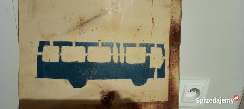 PKS znak przystankowy metalowy loftt Jarosław sprzedam