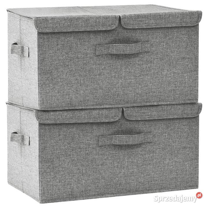 vidaXL Pojemniki 2 tkanina 50x30x25 SKU332915 Warszawa