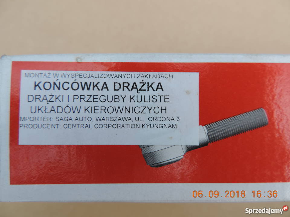 Końcówki drążków Toyota Avensis D4D Pozostałe Nadarzyn