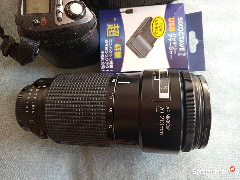 Nikon d70 plus obiektywy Fuji Włynkowo