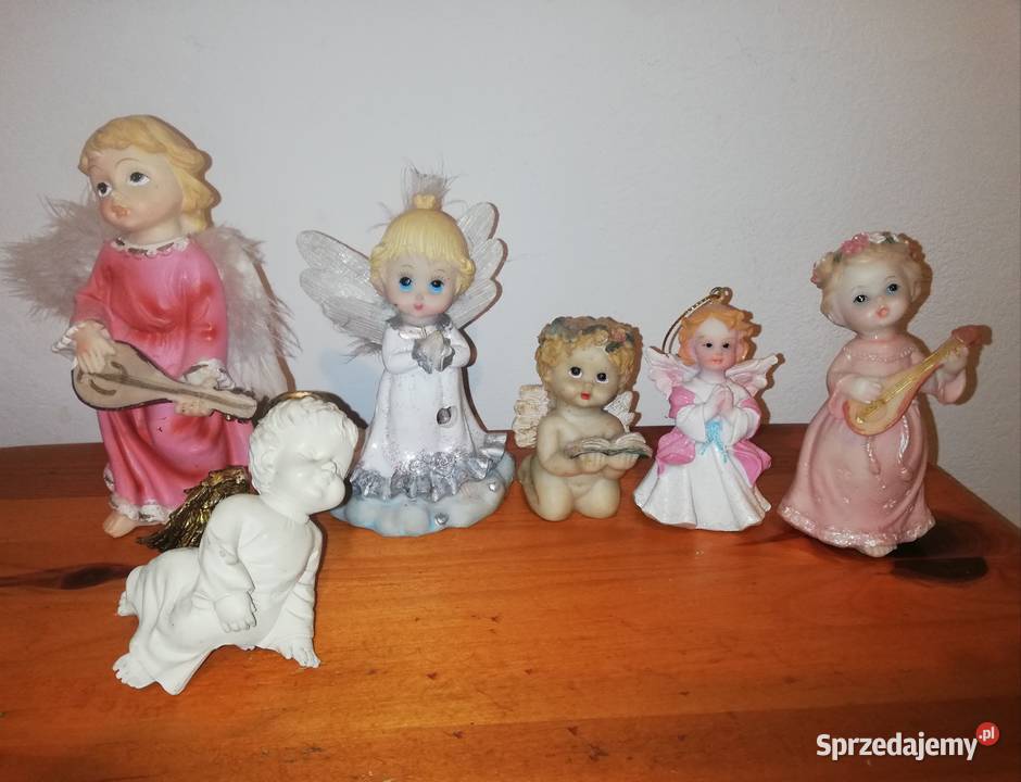 Kolekcja starych figurek Aniołków Warszawa sprzedam