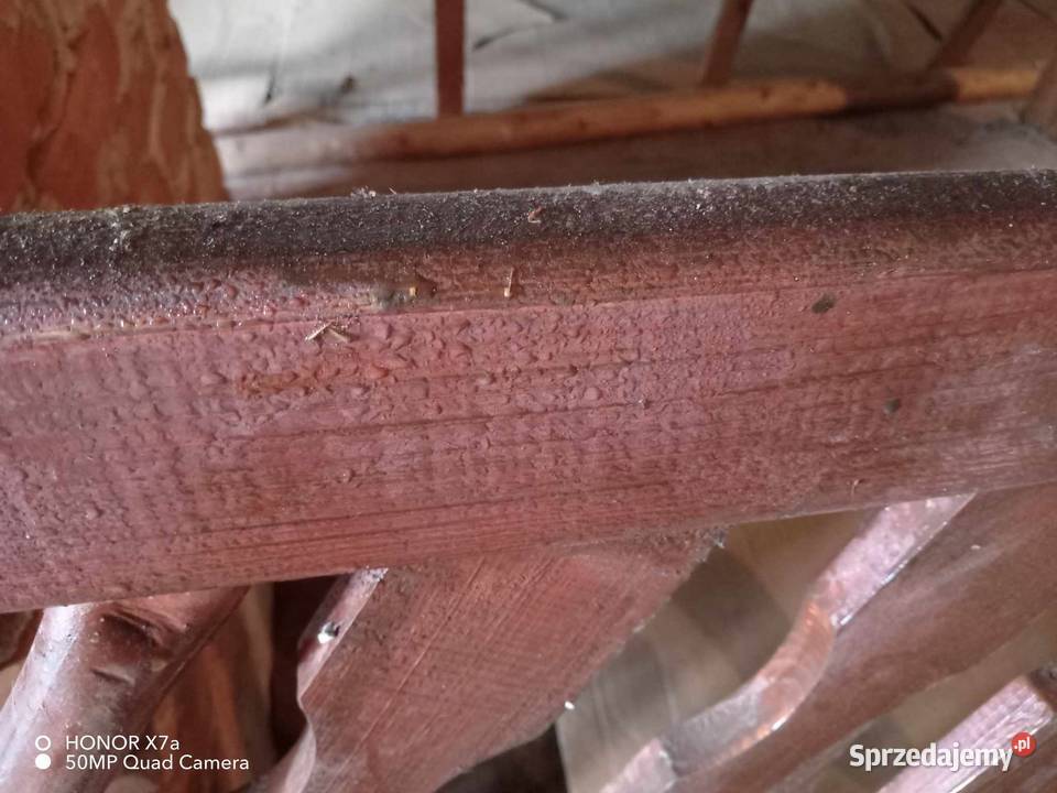 Balustrady schodowe z litego drewna 290x78 Daleszyce