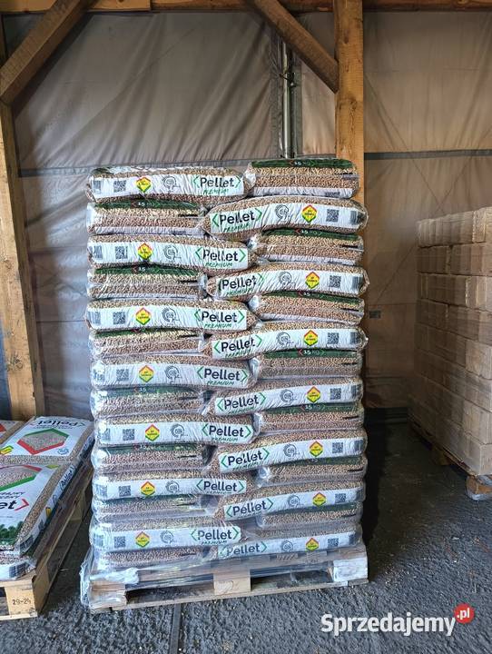Pellet drzewny sosnowy 6 mm workowany EN plus A1 Bolesław sprzedam