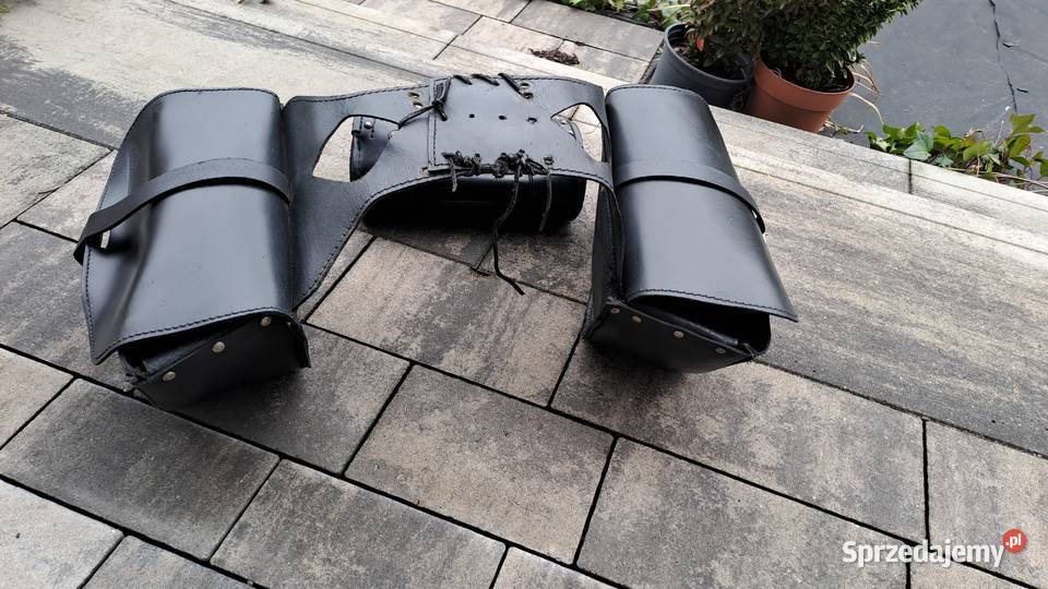 skórzane sakwy boczne motocyklowe piórnik