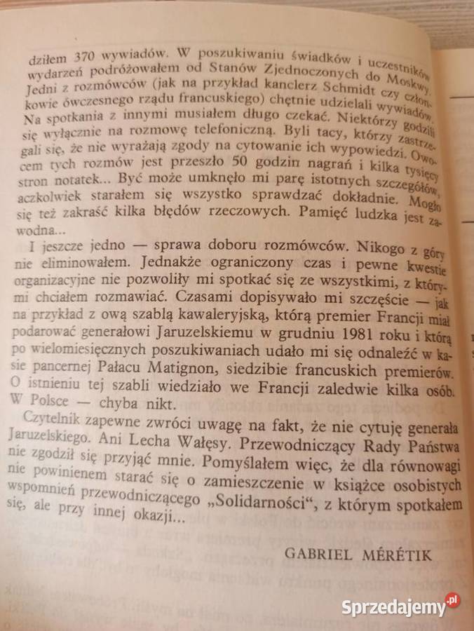 Noc Generała Gabriel Mrtic Michal Radgowski ALFA śląskie Bielsko-Biała sprzedam