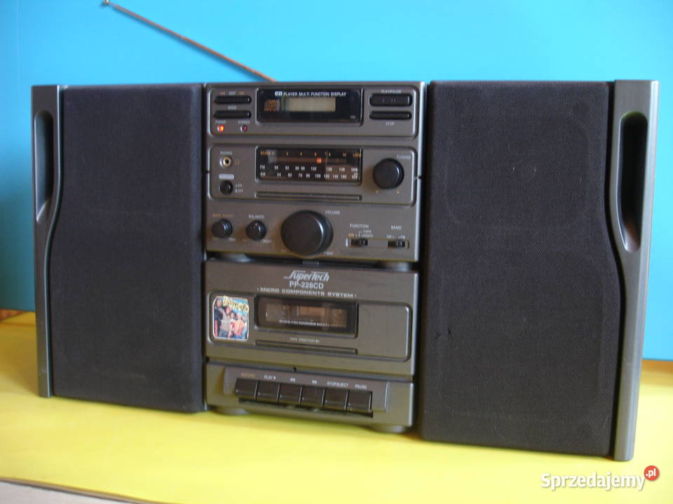 Radiomagnetofon z CD SUPERTECH PP228CD Zielona Góra