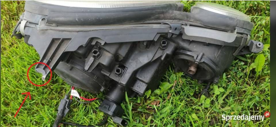Lampa mercedes W211 reflektor halogen Suwałki