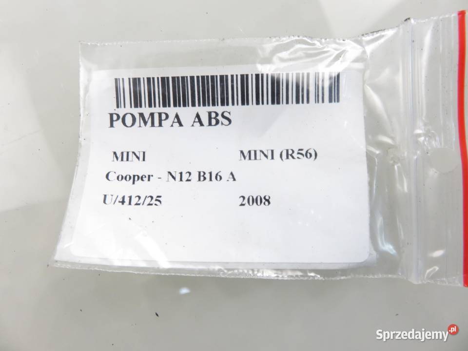 POMPA ABS MINI MINI R56 6785683 54084991A Układ ABS i ESP sprzedam