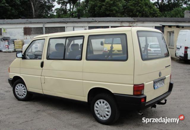 Volkswagen Transporter 24d 9 osobowy doinwestowa nieuszkodzony Pleszew