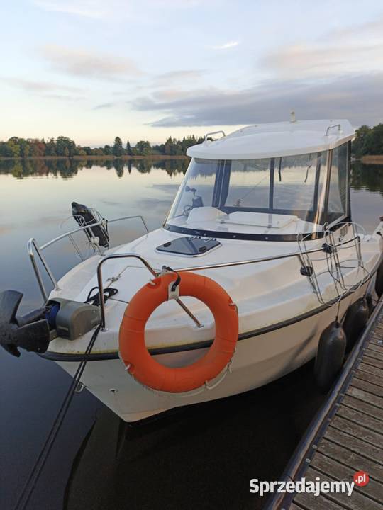 Łódź motorowa kabinowa pilothouse z silnikiem Żeglarstwo Elbląg