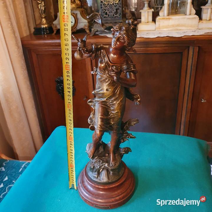 Starasygnowana rzeżba figura z cynkalustan dolnośląskie Wrocław