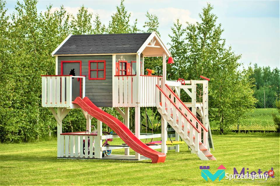 Wyjątkowy domek drewniany pełny zestaw plac Pozostałe Nowy Dwór Mazowiecki